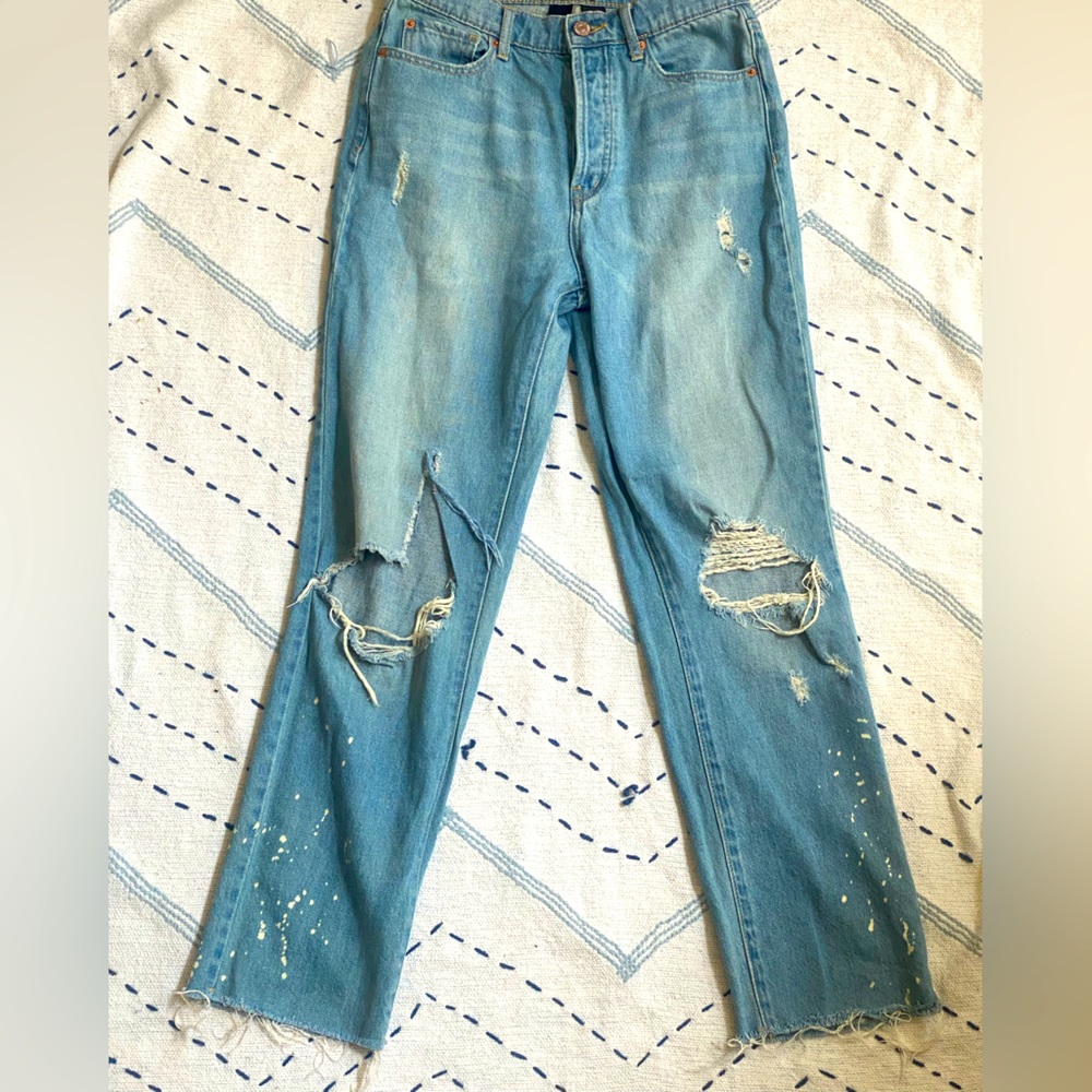 BDG, Size 27, High Waisted, Distressed Denim, White specs